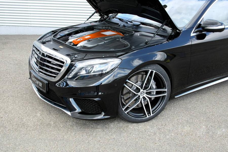 Моторный отсек Mercedes-AMG S63 by G-Power 2015 года  (фото 3 из 14)